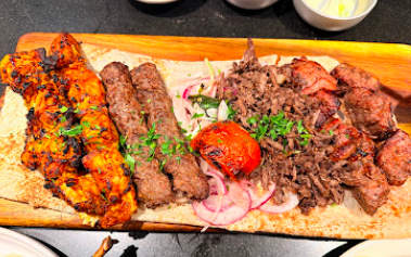 Al-Basha Restaurant signature dishes Mix Mashawi
Chicken Kabab
Hummus